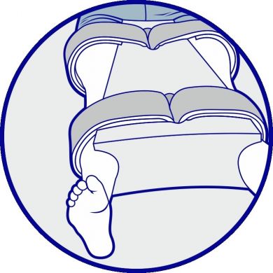 Ортопедическая подушка для фиксации бедер Олви (арт.J2506)
