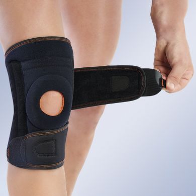 Разъемный наколенник Orliman 7119/UNI с боковыми стабилизаторами (Алёшки)