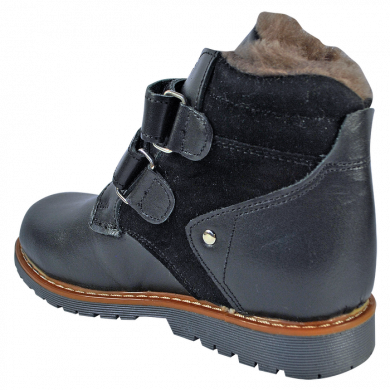 Ортопедические ботинки для мальчиков, зимние с натуральным мехом 06-750Мех