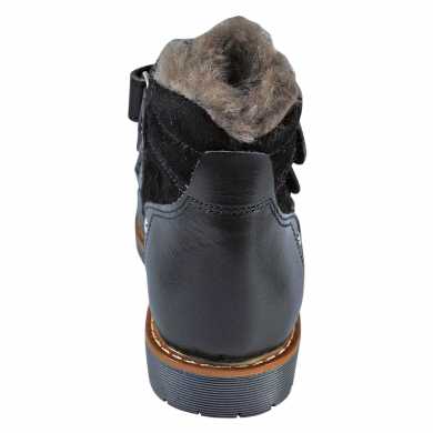 Ортопедические ботинки для мальчиков, зимние с натуральным мехом 06-750Мех