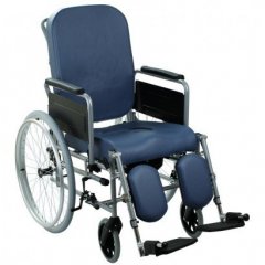 Інвалідна коляска підвищеного комфорту з санітарним оснащенням OSD-YU-ITC