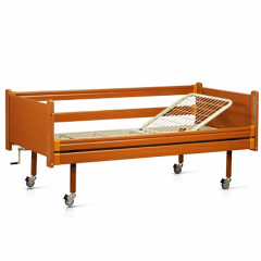 Кровать для лежачих больных, деревянная функциональная двухсекционная