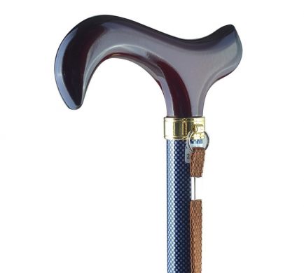 Телескопическая трость «Nova» с Т-образной ручкой и ремнём (цвет бронза с узором, высота 76-99см, максимальная нагрузка 120кг)
