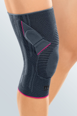 Функціональний бандаж на коліно Genumedi PT - сірий лівий