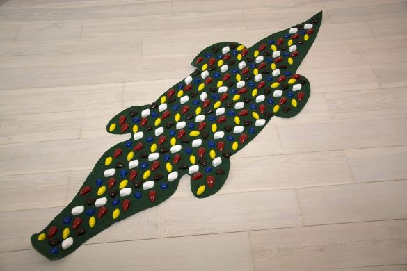 Массажный коврик "Крокодил" 150*50 см