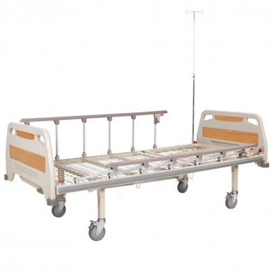 Механічне медичне ліжко для лежачих хворих на колесах 2 секційне OSD-93C