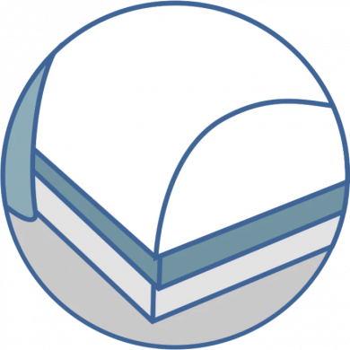 Ортопедична подушка для сну з "ефектом пам'яті" (тришарова) для дорослих (Чернівці)