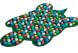 Купити Масажний килимок "Черепаха" 80 * 45 см з доставкою додому в інтернет-магазині ортопедичних товарів і медтехніки Ортоп