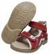 Купити Ортопедичні сандалі для дівчинки, з супінатором Ortop 002-1Red (шкіра) з доставкою додому в інтернет-магазині ортопедичних товарів і медтехніки Ортоп