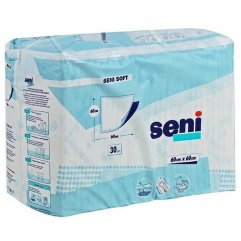 Пеленки для взрослых поглощающие Seni Soft (60х60 см, 30 шт)