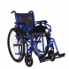 Купить Инвалидная коляска OSD Millenium III OSD-STB3 синяя с санитарным оснащением, ширина сиденья 45 см с доставкой на дом в интернет-магазине ортопедических товаров и медтехники Ортоп