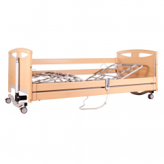 Ліжко функціональне з електроприводом дерев'яне, з посиленим ложем French Bed