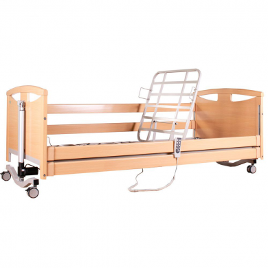 Кровать функциональная с электроприводом деревянная, с усиленным ложем French Bed