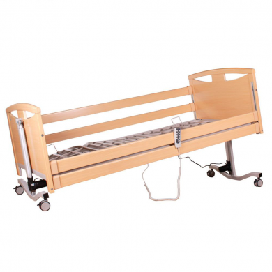 Ліжко функціональне з електроприводом дерев'яне, з посиленим ложем French Bed