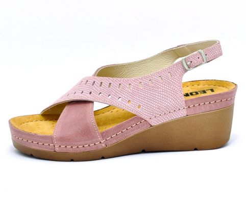 Ортопедичні сандалі жіночі 1030, колір рожевий