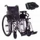 Купити Інвалідна коляска «OSD Millenium III хром із санітарним оснащенням, ширина сидіння 50 см з доставкою додому в інтернет-магазині ортопедичних товарів і медтехніки Ортоп