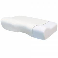 Ортопедическая подушка для сна с эффектом памяти, с выемкой под голову и плечо Тривес (ТОП-119L)
