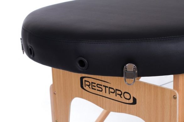 RESTPRO VIP OVAL 2 Переносной массажный стол (Кушетка), цвет черный