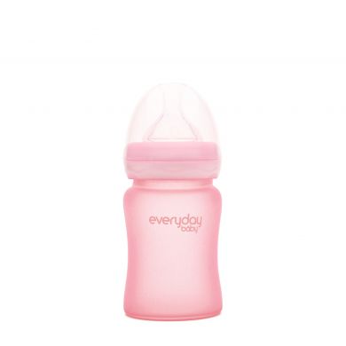 Скляна дитяча пляшечка з силіконовою захистом Everyday Baby