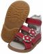 Купить Ортопедические сандалии для девочки, без супинатора Ortop 005-2 RedMix (кожа) с доставкой на дом в интернет-магазине ортопедических товаров и медтехники Ортоп