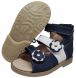 Купити Ортопедичні сандалі для дівчинки, з супінатором Ortop 021 Blue (нубук) з доставкою додому в інтернет-магазині ортопедичних товарів і медтехніки Ортоп