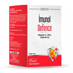 Комплекс для иммунитета с витамином С, цинком и витамином D3, Orzax Imunol Defence