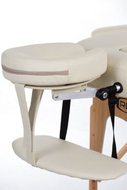 RESTPRO VIP OVAL 3 Переносний масажний стіл (Кушетка), колір беж