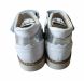 Купити Ортопедичні сандалі для дівчинки Ortop 500WS біло-срібні з доставкою додому в інтернет-магазині ортопедичних товарів і медтехніки Ортоп