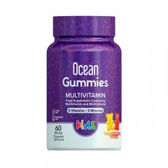 Комплекс мультивитаминов и мультиминералов для детей Orzax Ocean Gummies MultiVitamin, 60 капсул