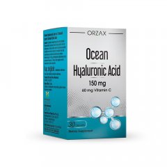 Диетическая добавка с гиалуроновой кислотой и витамином C Orzax Ocean Hyaluronic Acid 150 мг, 30 капсул