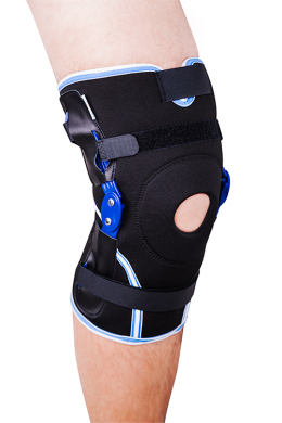 Ортез на коленный сустав с полицентрическими шарнирами неразъемный  ES-7A02