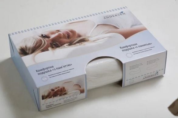 Ортопедическая подушка для сна Andersen Комфортная с эффектом памяти CMP001