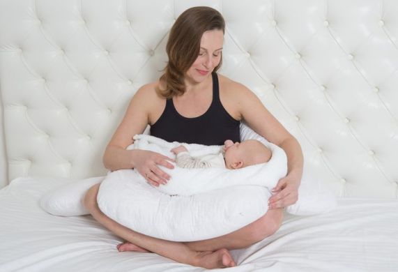 Подушка для беременных, кормления Universal-U с наполнителем холлофайбер ЛП-28