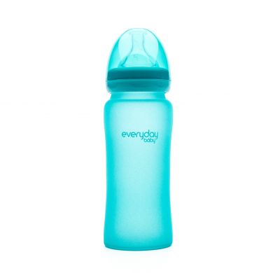 Стеклянная термочувствительная детская бутылочка Everyday Baby 300 мл 