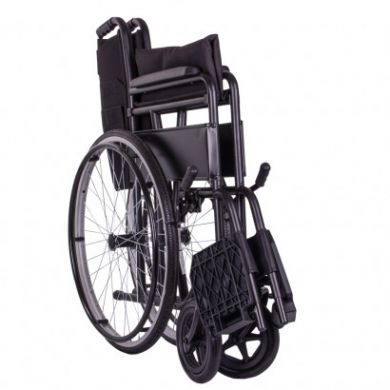 Стандартна інвалідна коляска «ECONOMY-1» з литими задніми колесами