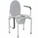 Купити Сталевий стілець туалет з відкидними підлокітниками OSD-2108D з доставкою додому в інтернет-магазині ортопедичних товарів і медтехніки Ортоп