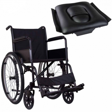 Стандартна інвалідна коляска «ECONOMY-2» з санітарним оснащенням