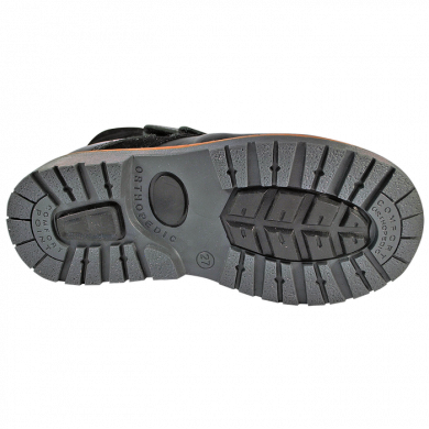 Ортопедические ботинки для мальчиков, зимние с натуральным мехом 06-713Мех
