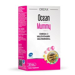 Мультивитаминный и мультиминеральный комплекс для беременных Orzax Ocean Mummy Omega 3, 30 капсул