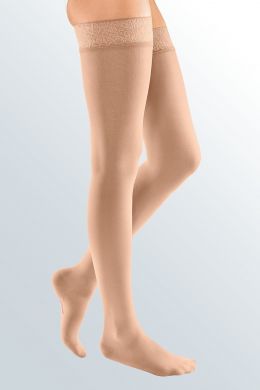 Компрессионные чулки с широкой кружевной резинкой mediven ELEGANCE (AG - 72 - 83 см) - I класс, закрытый носок