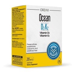 Диетическая добавка с витамином D и витамином K2 (Менакинон-7) Orzax Ocean D3K2, 20 мл