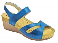 Ортопедичні сандалі жіночі, Leon 1056, колір синій
