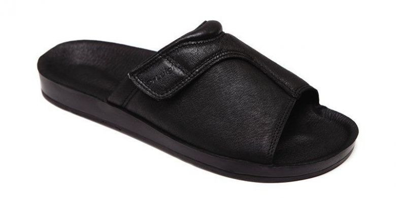 Ортопедичні шльопанці шкіряні, з відкритим мисом PU-02-21/PU-02-22 фото № 1 (Березне) Ортопедичні шльопанці шкіряні, з відкритим мисом PU-02-21/PU-02-22 (Березне)