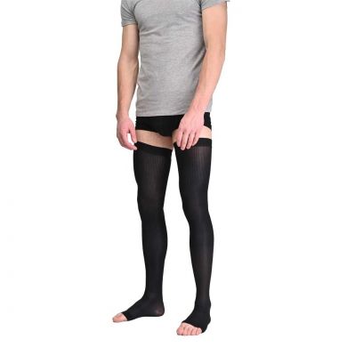 Компрессионные чулки для мужчин с открытым носком 2 класс компрессии 230 Den фото № 1 Компрессионные чулки для мужчин с открытым носком 2 класс компрессии 230 Den