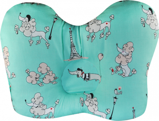 Ортопедическая подушка для новорожденных "Бабочка". ОП-02 (арт.J2302) в мягкой упаковке