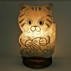 Соляна лампа Кіт-2 2 - 2,5 кг