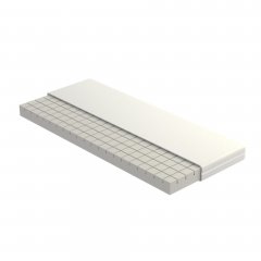 Стандартный матрас из полиуретановой пени RehaBed T35 (гофрирование, HR-пена, 90×200×12)