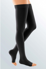 Компрессионные чулки с силиконовой резинкой mediven PLUS (AG-72-83см) - II класс, открытый носок