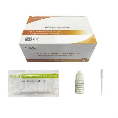 Тест для виявлення антигену Гепатиту А (HAV Ag) HAV-W31-AG Lysun (25 шт) (Райлів)