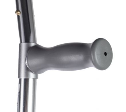 Костыль подлокотный «Nova», алюминиевый с раздвижной ручкой , высотой 94-125см (максимальная нагрузка 150кг на пару)